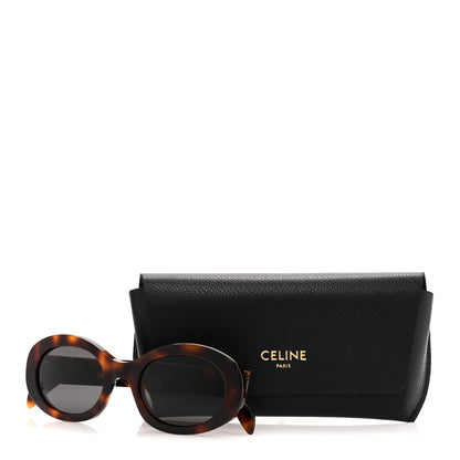 Celine Acetate Triomphe 01 Sunglasses CL 40194U Tortoise 8 of 8