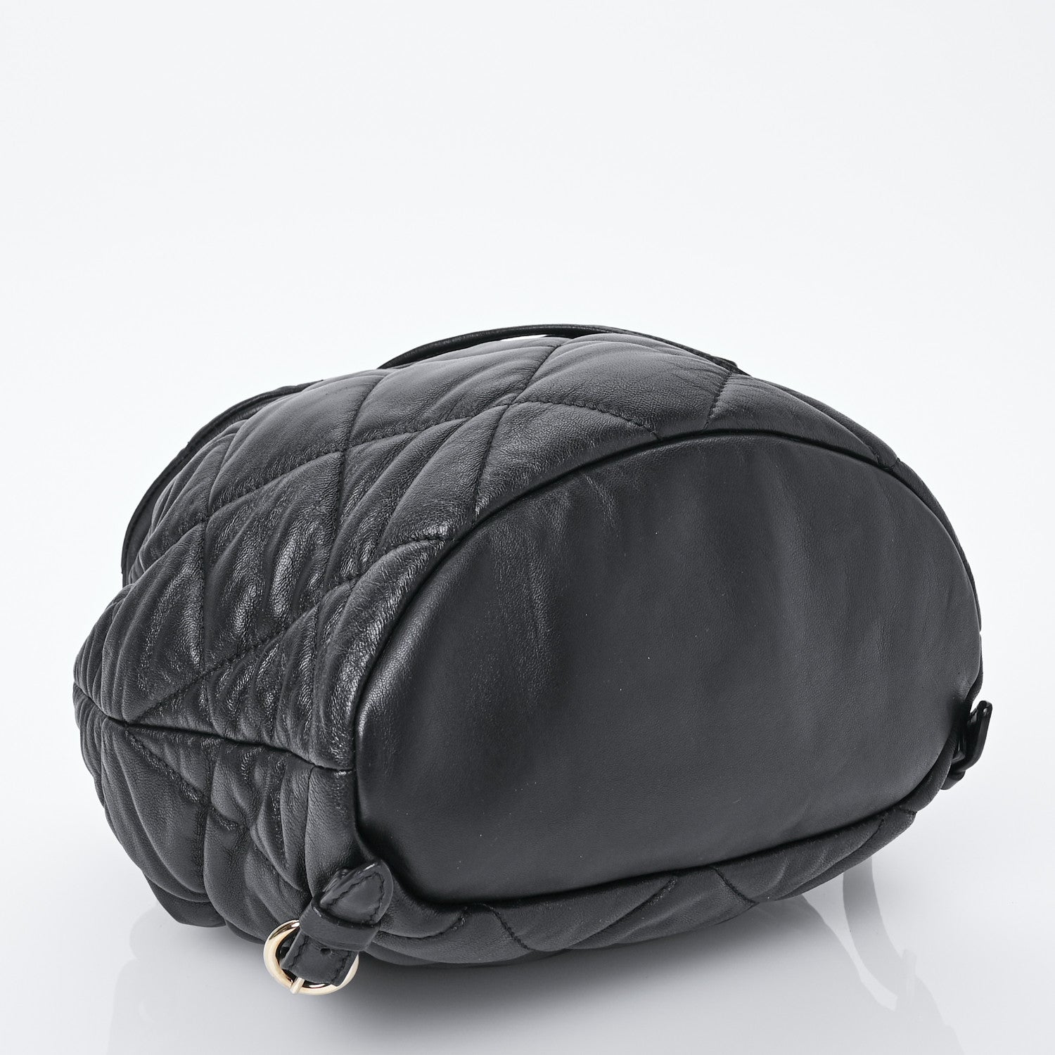Salvatore Ferragamo Calfskin Quilted Giuliette Backpack Black 11 of 13