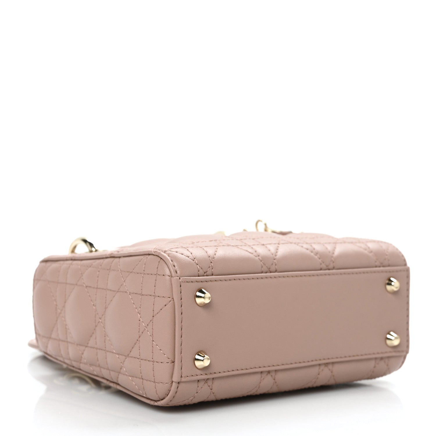 Christian Dior Lambskin Cannage Mini Lady Dior Blush 4 of 8