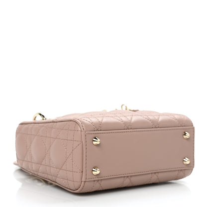 Christian Dior Lambskin Cannage Mini Lady Dior Blush 4 of 8