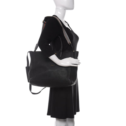 Prada Vitello Daino Tote Black 2 of 11