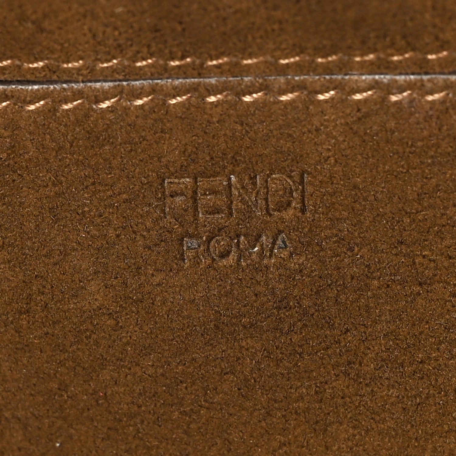 Fendi Technical Fabric FF Large Chain Baguette Sand 6 of 15