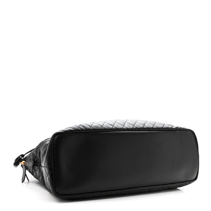 Saint Laurent Calfskin Quilted ES Giant Travel Bag Black 4 of 9