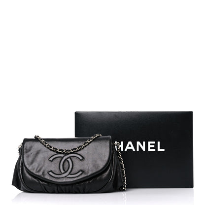 Chanel Caviar Half Moon Wallet On Chain WOC Black 16 of 16
