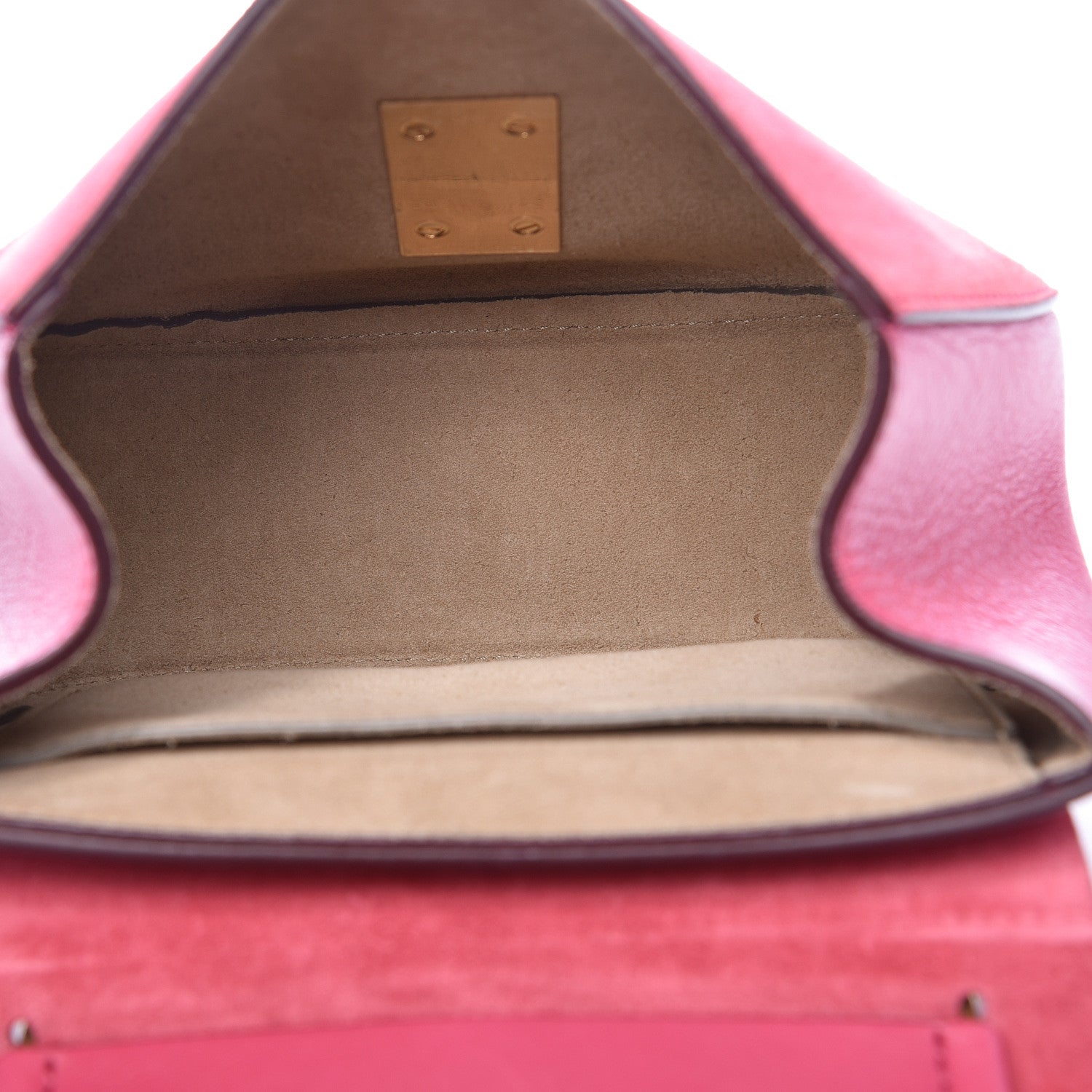 Chloe Suede Smooth Calfskin Mini Drew Shoulder Bag Dreamy Pink 5 of 10