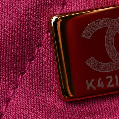 Chanel Shiny Calfskin Quilted Small Chanel 22 Fuchsia 8 of 10