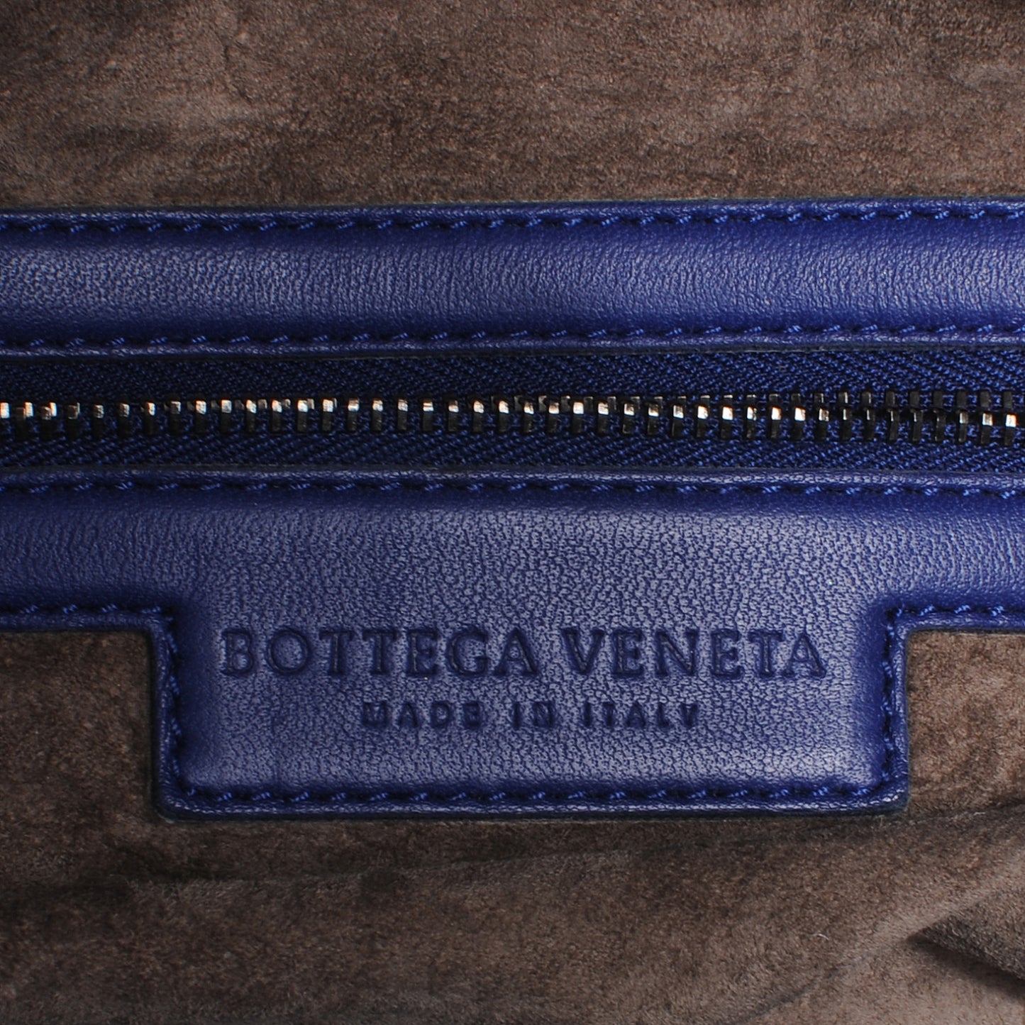 Nappa Intrecciato Montaigne Bag Sapphire
