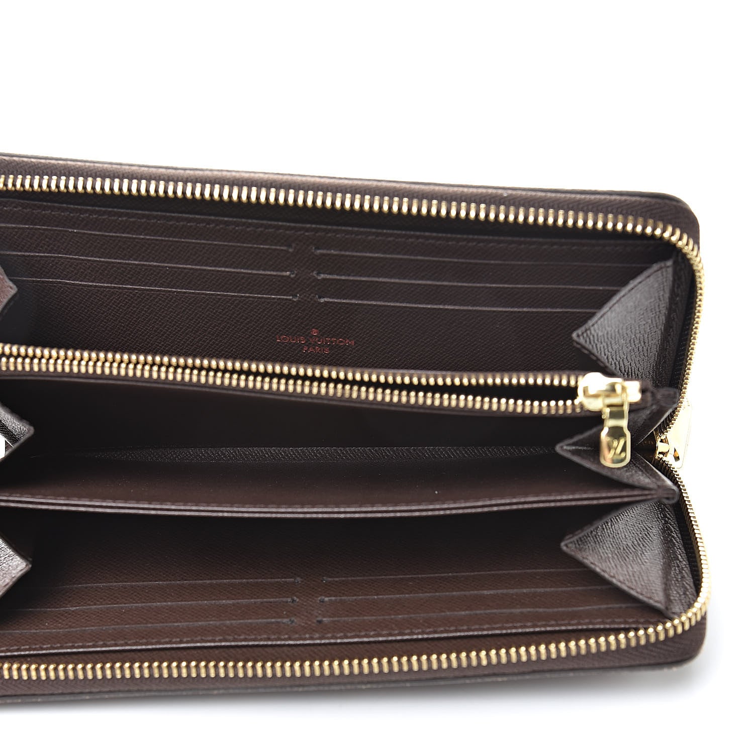 Louis Vuitton Damier Ebene Zippy Wallet 5 of 9