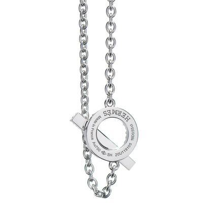 Hermes 18K White Gold Diamond Finesse Bracelet SH 4 of 4