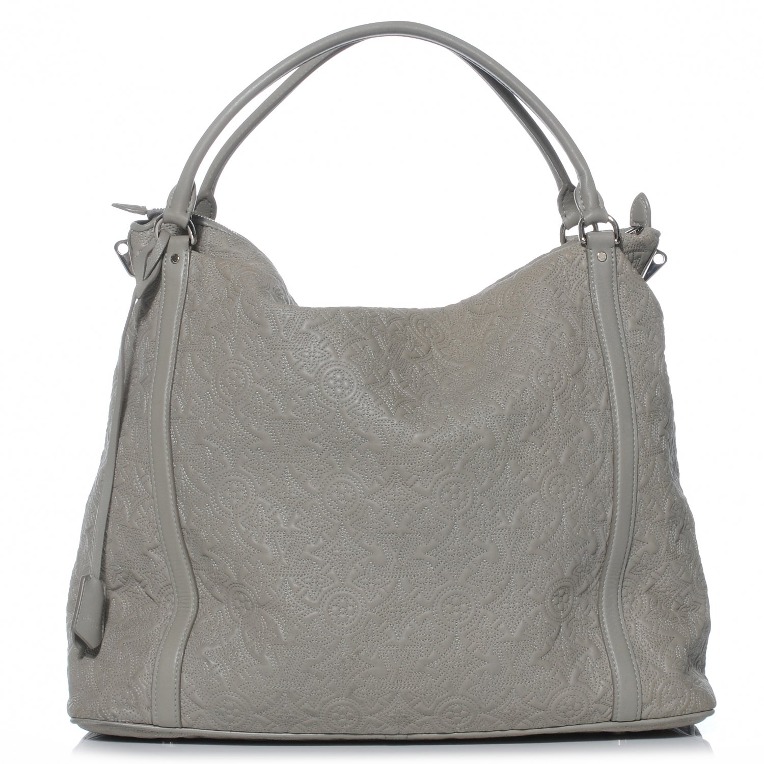 Louis Vuitton Monogram Lambskin Antheia IXIA GM Gris Clair 1 of 7