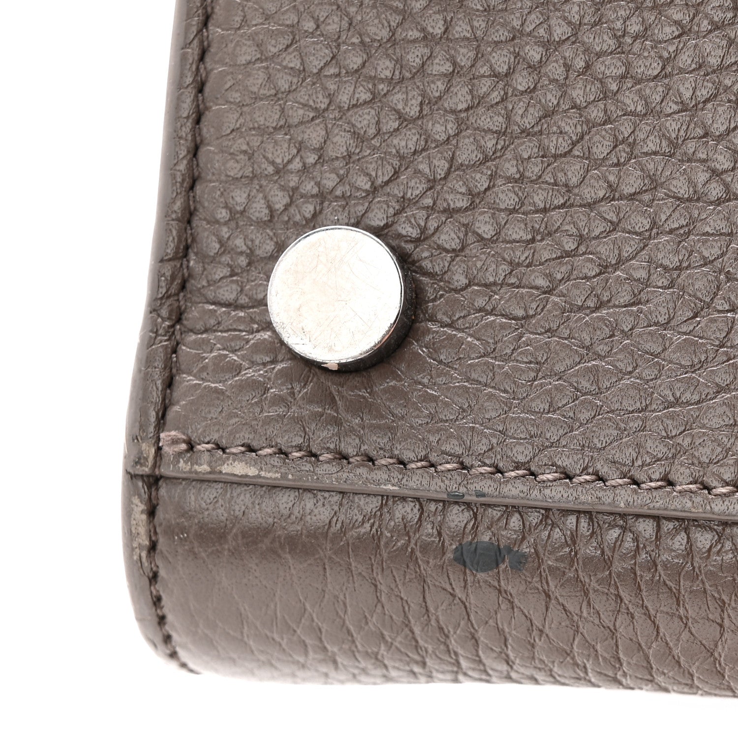 Saint Laurent Grained Calfskin Baby Sac De Jour Fog 10 of 11