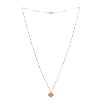 Van Cleef & Arpels 18K Rose Gold Sweet Alhambra Pendant Necklace 3 of 6