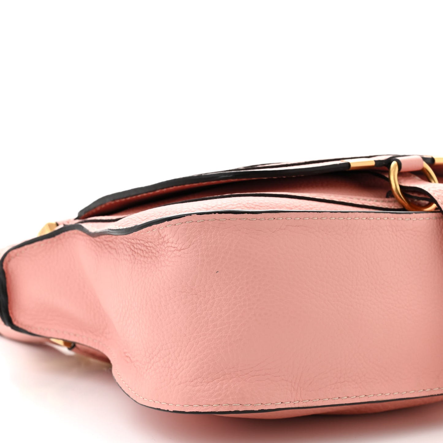Calfskin Small Marcie Satchel Light Pink