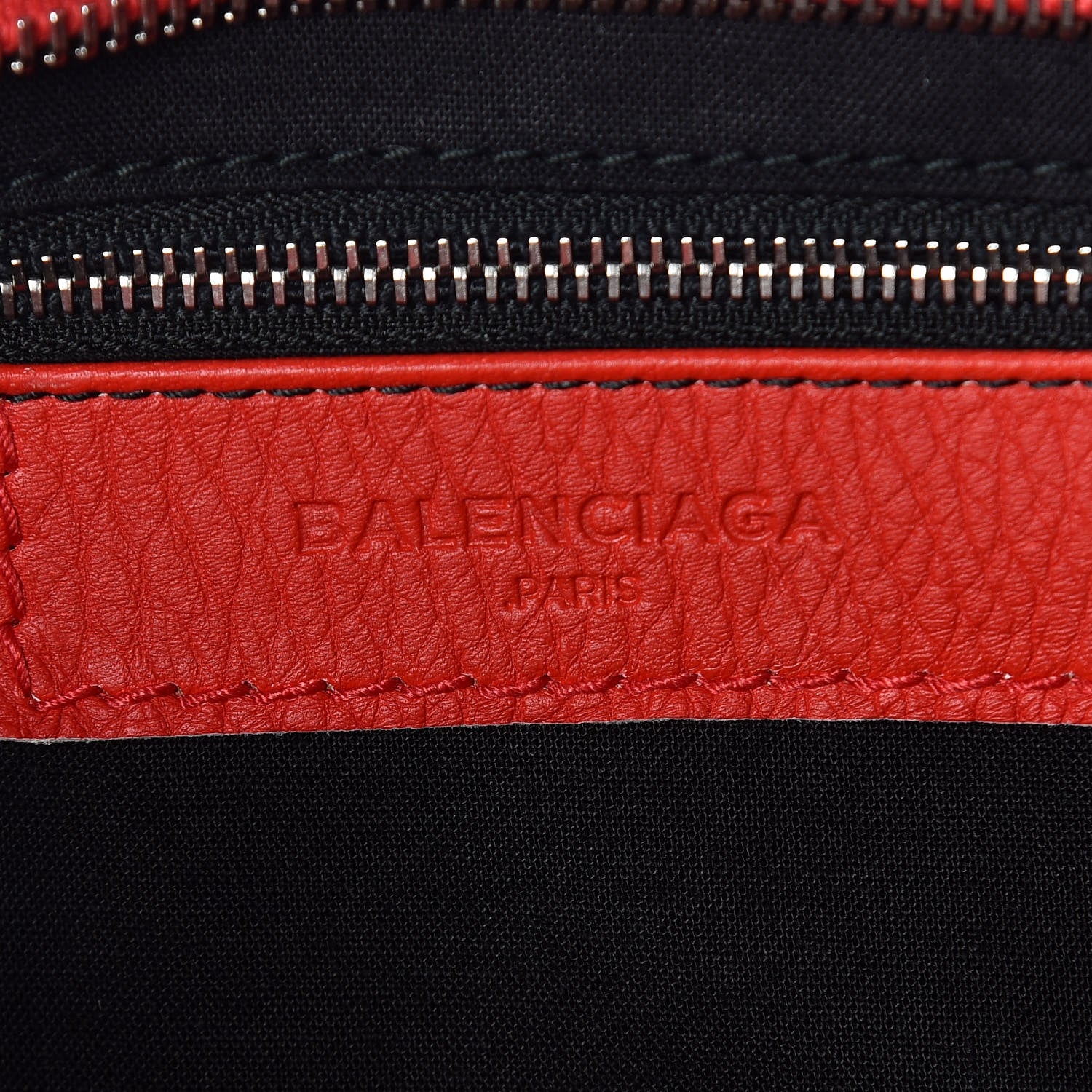 Balenciaga Supple Grained Calfskin Classic Silver Hardware Highlight City Rouge Fraise 8 of 9