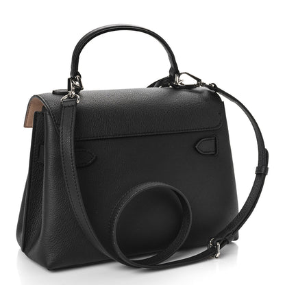 Louis Vuitton Calfskin Lockme Ever BB Black 3 of 8
