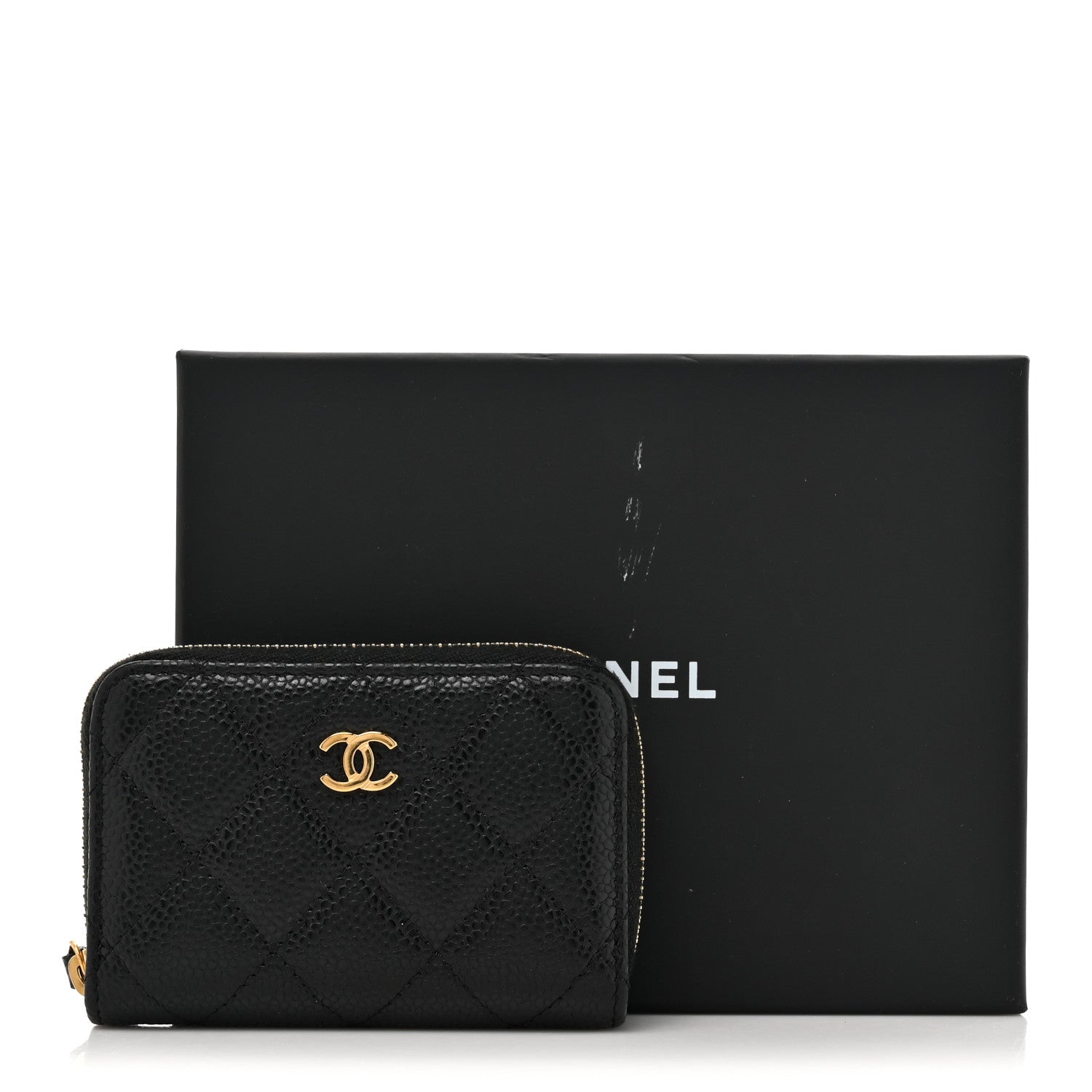 Chanel Caviar Quilted Classic Zipped Coin Purse Black 8 of 8