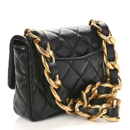 Chanel Lambskin Quilted Small Funky Town Flap Black 3 of 9