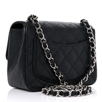 Chanel Caviar Quilted Mini Square Flap Black 3 of 9