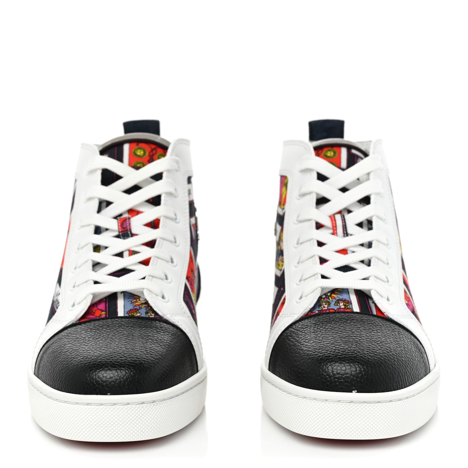 Christian Louboutin Suede Calfskin Mens Louis Orlato Flat Sneakers 42 Multicolor 2 of 10