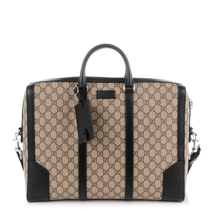Gucci GG Supreme Monogram Eden Briefcase Black 1 of 7