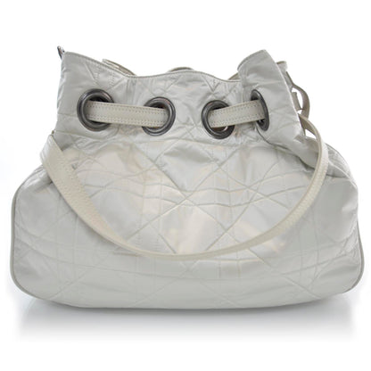 Christian Dior Nylon Cannage Drawstring Bag 1 of 8