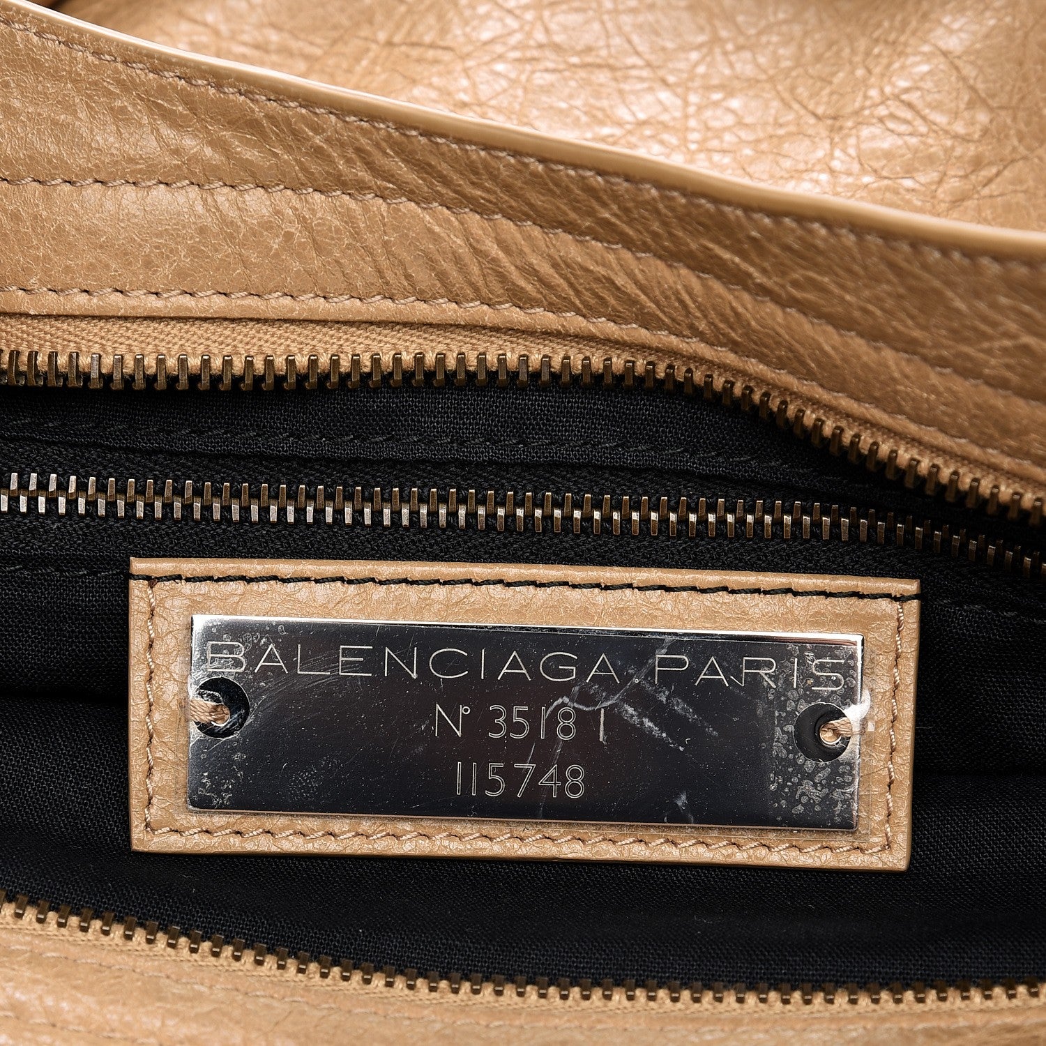 Balenciaga Agneau Classic Hardware City Beige Nougatine 7 of 10