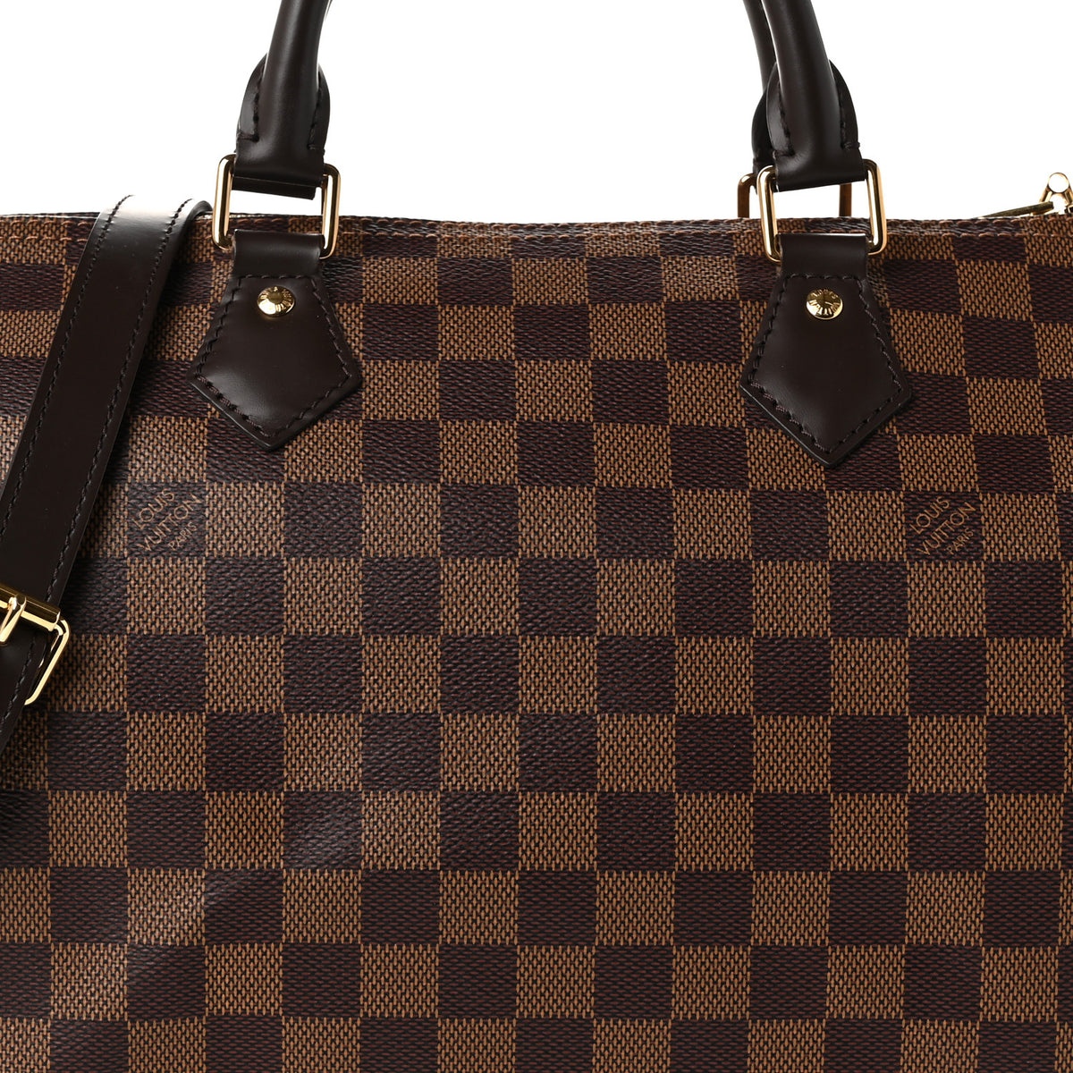Louis Vuitton Damier Ebene Speedy Bandouliere 30 7 of 10
