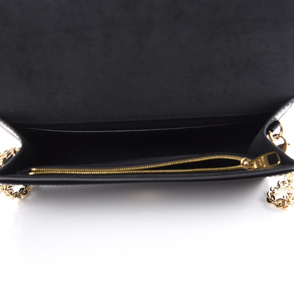Louis Vuitton Calfskin Chain Louise GM NM Black 5 of 11