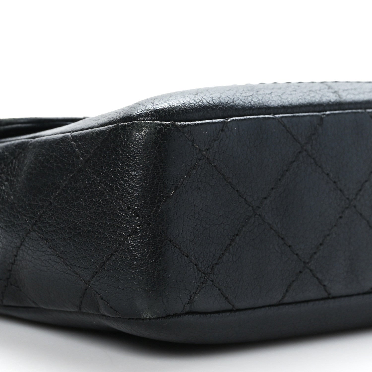 Chanel Goatskin Quilted Coco Curve Flap Messenger Flap Black 8 of 9