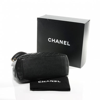 Chanel Caviar Grand Shopping Tote GST Black 9 of 9