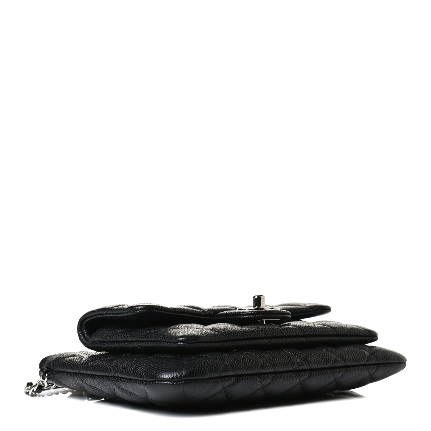 Caviar Quilted Daily Zip Crossbody Bag Black