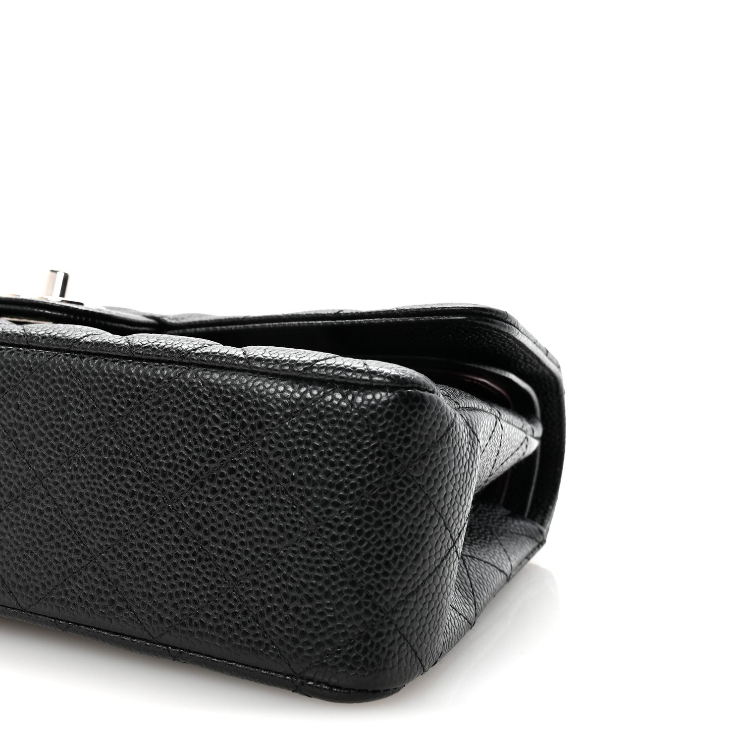 Chanel Caviar Quilted Medium Double Flap Black 10 of 11