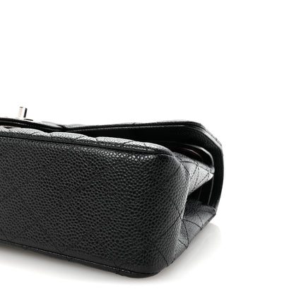 Chanel Caviar Quilted Medium Double Flap Black 10 of 11