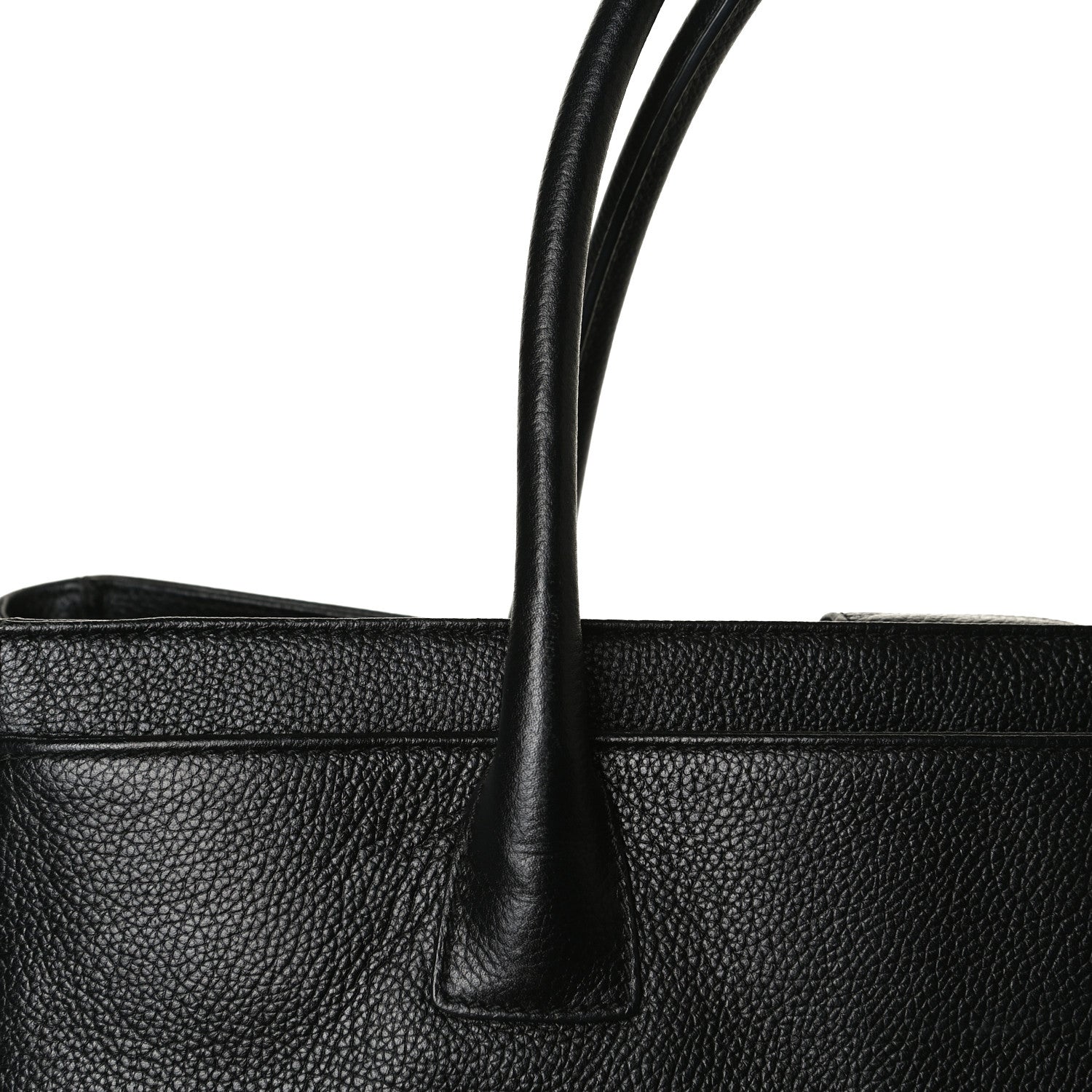 Chanel Calfskin Cerf Executive Shopper Tote Black 15 of 17