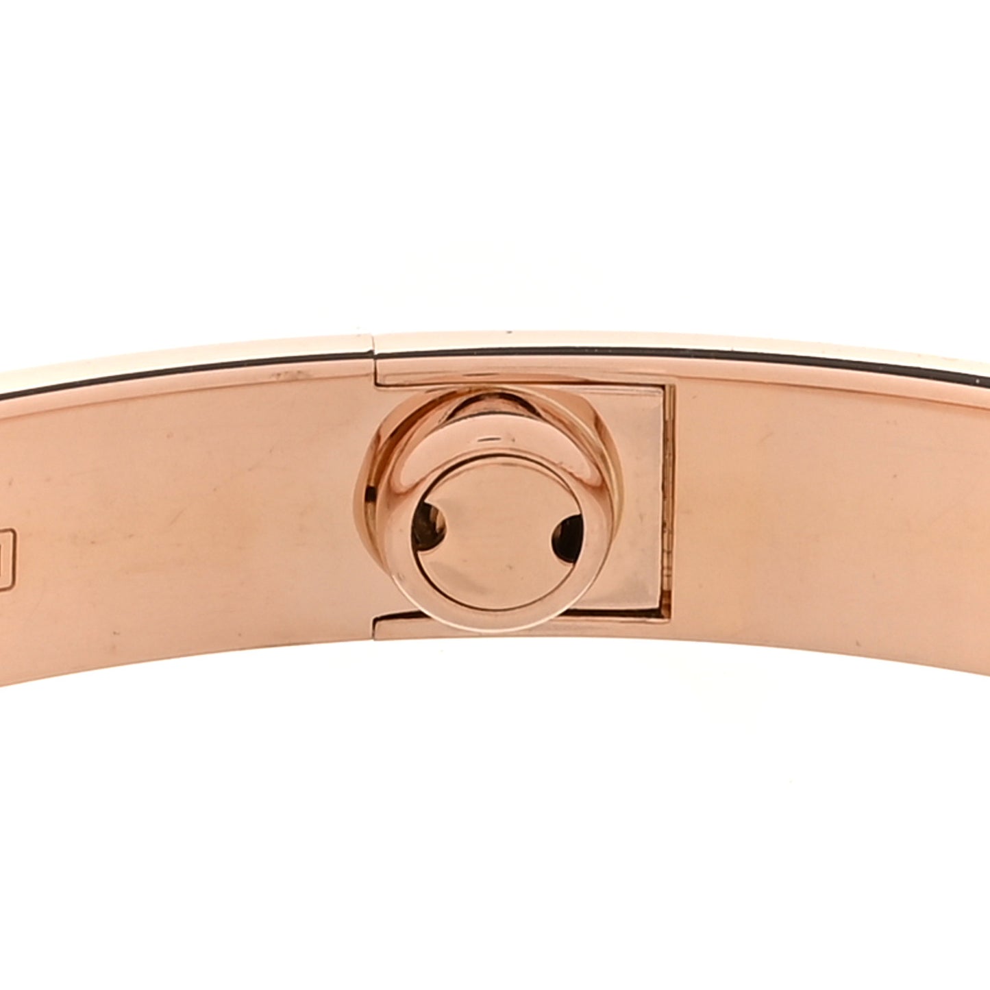 18K Yellow Gold 4 Diamond LOVE Bracelet 17