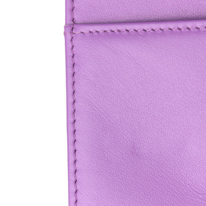 Chanel Caviar Quilted Boy Wallet On Chain WOC Purple 11 of 11