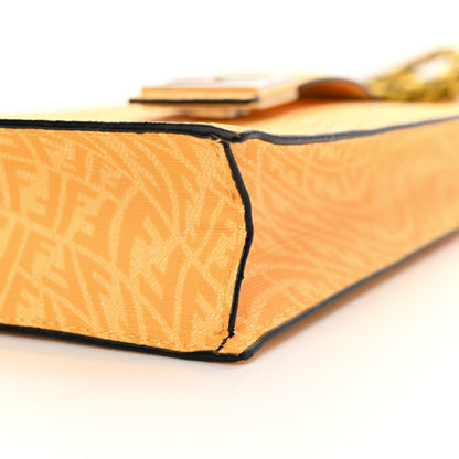 Fendi X SARAH COLEMAN Glazed Fabric Micro FF Vertigo Phone Holder Cyber Mimosa 10 of 14