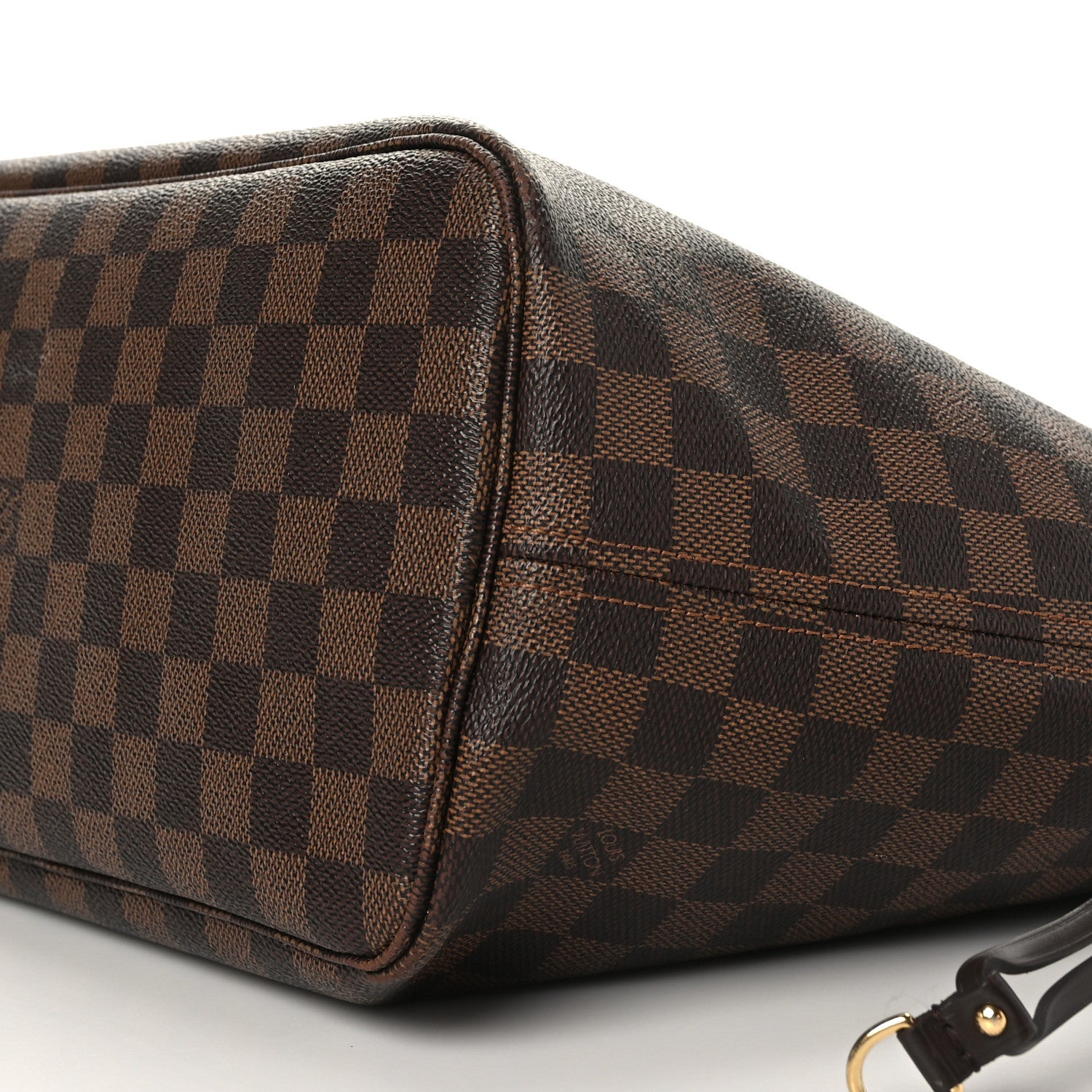 Louis Vuitton Damier Ebene Neo Neverfull MM Rose Ballerine 10 of 13