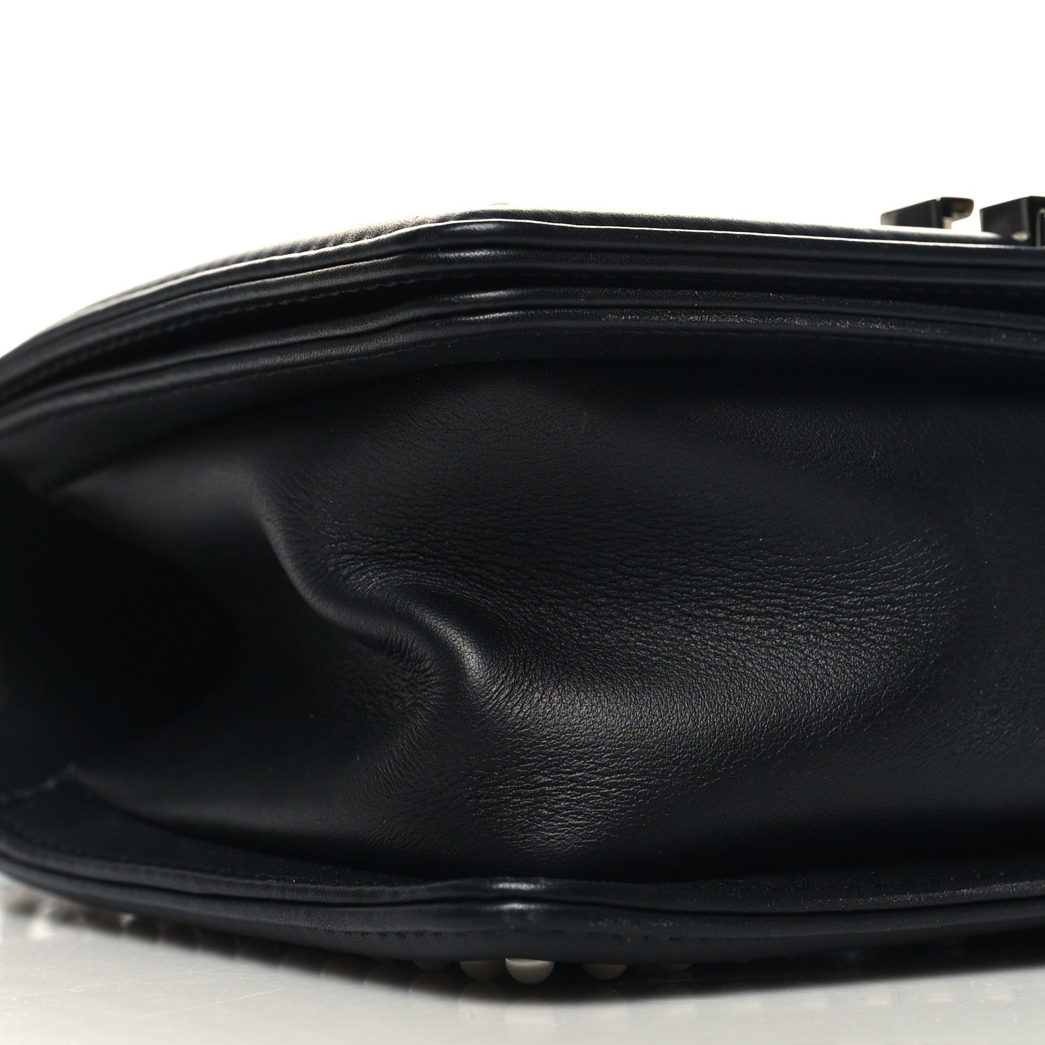 Chanel Calfskin Pearl Tweed Small Boy Flap Black 9 of 12