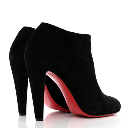 Christian Louboutin Veau Velours Bella Top 120 Ankle Boots 41 Black 4 of 11