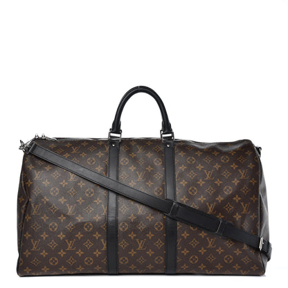 Louis Vuitton Monogram Macassar Keepall Bandouliere 55 1 of 10