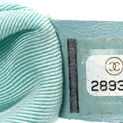 Chanel Calfskin Quilted Top Handle Flap Light Blue 7 of 14