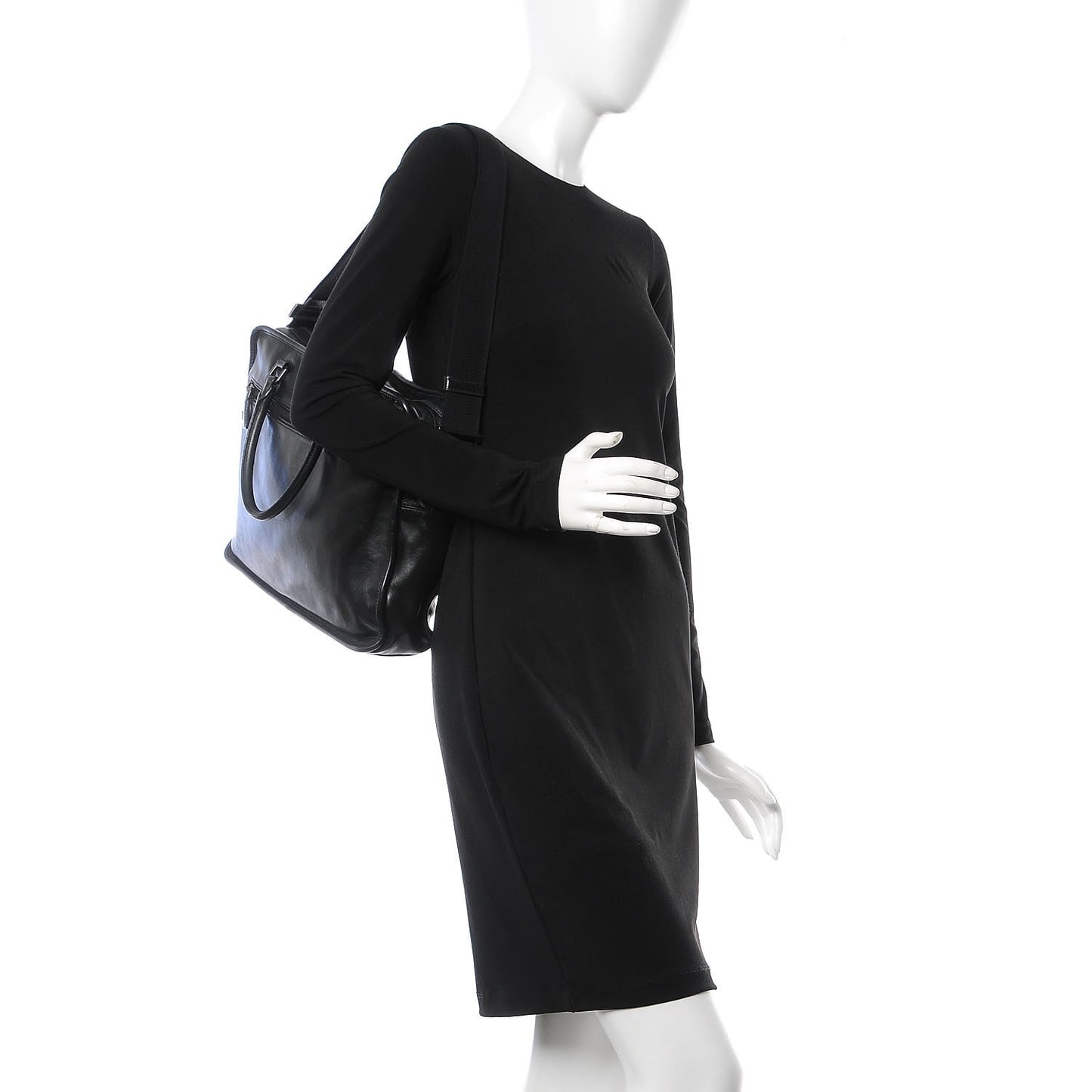 Nappa Briefcase Black