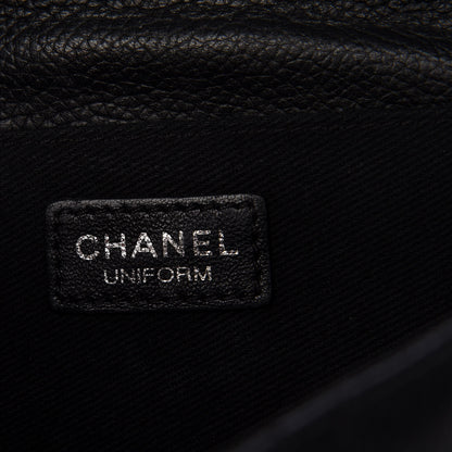 Chanel Grained Calfskin Quilted 2.55 Reissue Flap Belt Bag Clutch Black 6 of 12