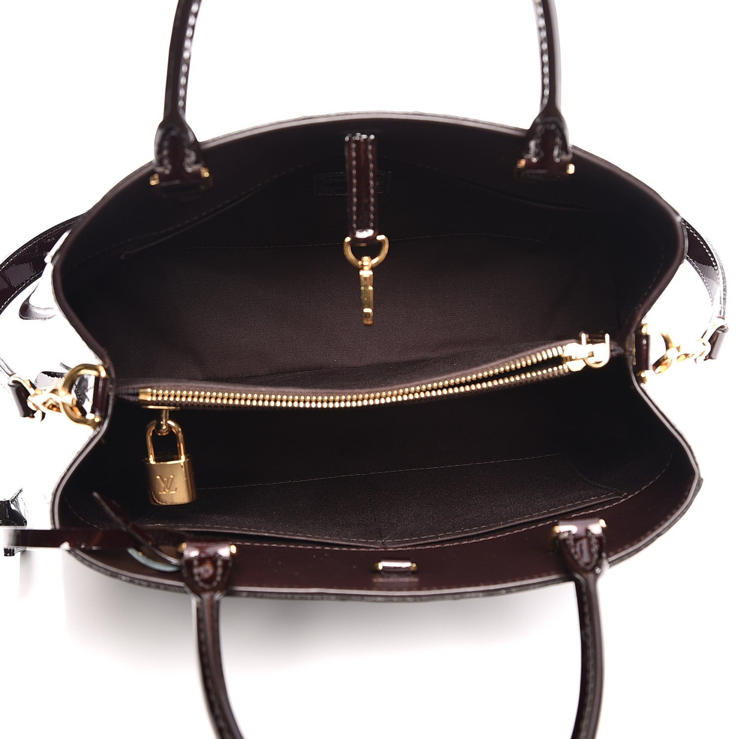 Louis Vuitton Vernis Montaigne MM Amarante 6 of 8
