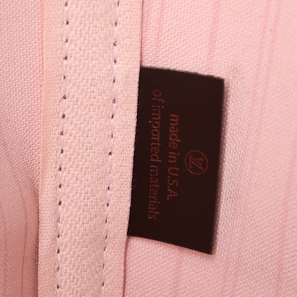 Louis Vuitton Damier Ebene Neo Neverfull MM Rose Ballerine 6 of 8