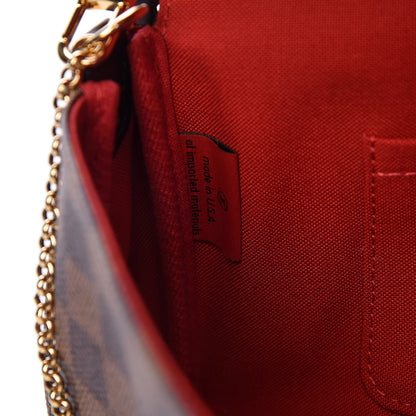 Louis Vuitton Damier Ebene Favorite MM 7 of 14