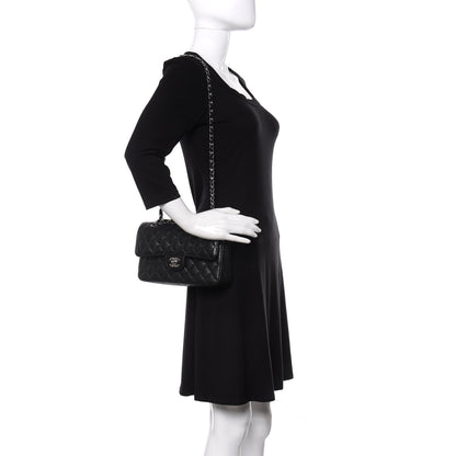 Chanel Caviar Quilted Small Double Flap Black 2 of 14