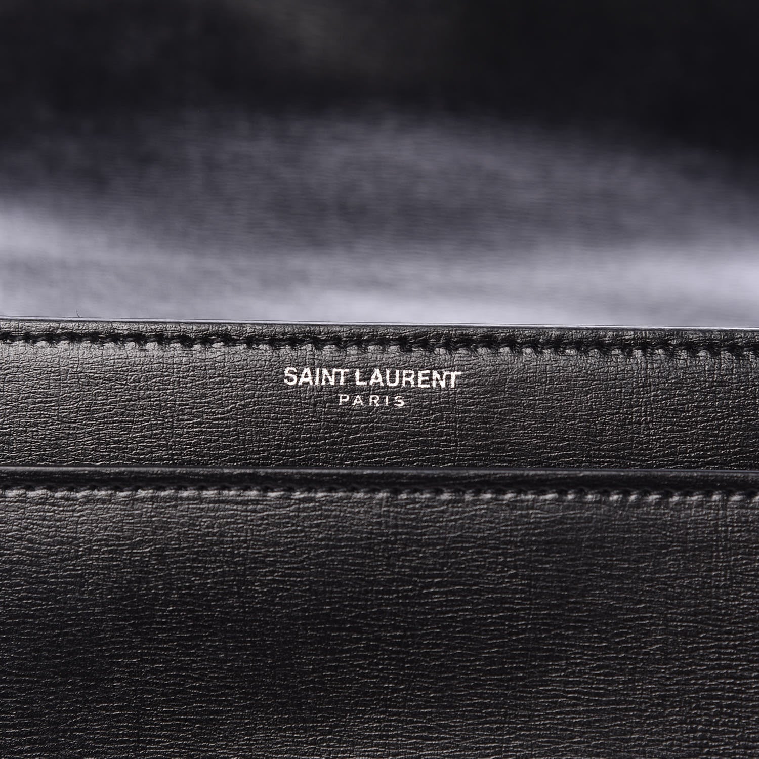 Saint Laurent Calfskin Large Monogram Sunset Black 8 of 11