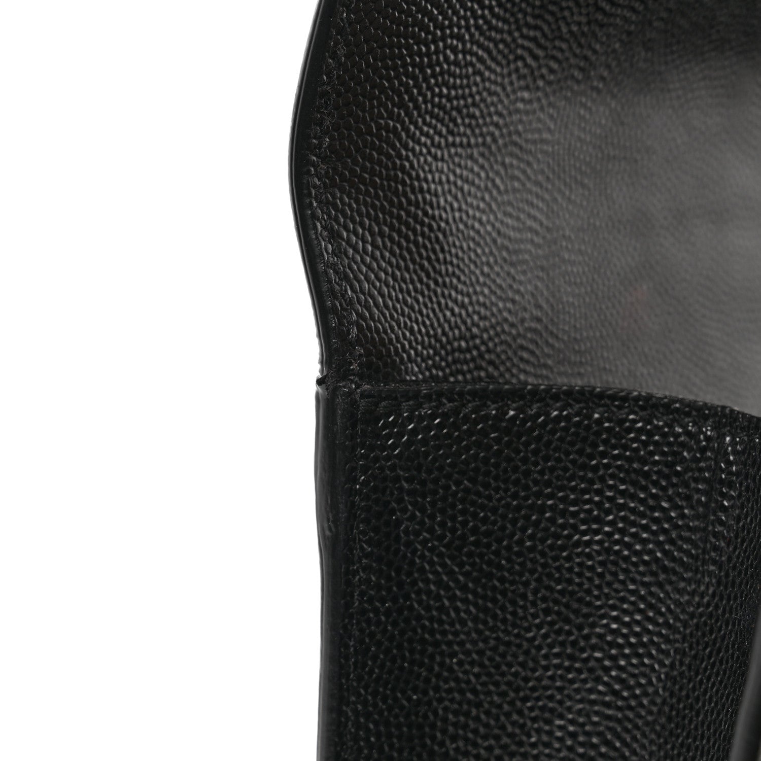 Saint Laurent Grain De Poudre Monogram Cassandre Clutch Black 10 of 10